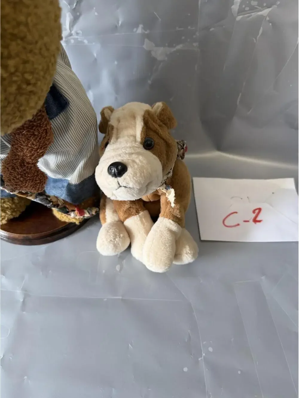 RARE Ty Beanie Babies Buddy Bear w/ Monkey & Dog Plush Set - Excellent Condition